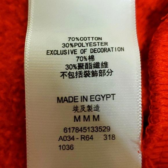 Size Medium Levi's Embroidered Appliqué Sweatshirt Hoodie - Picture 3 of 6